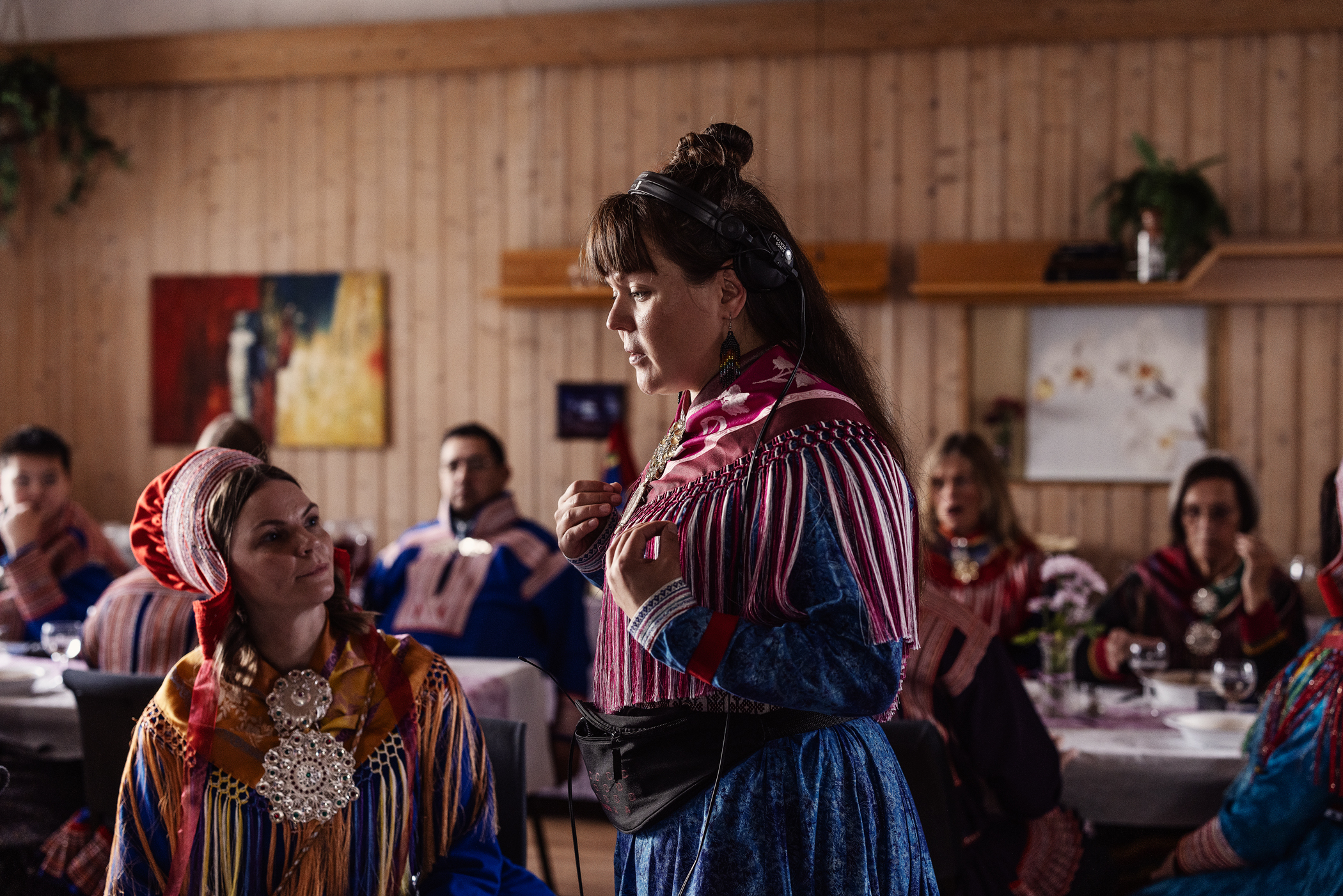 Elle Sofe Sara på Árru opptak Foto Árvu Marie Louise Somby