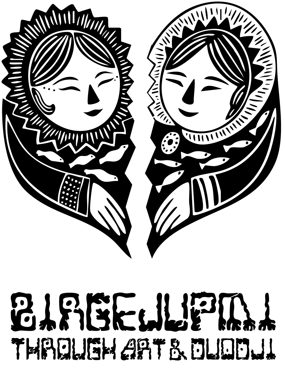 Logo Birgejupmi with Sami Inuk Raster